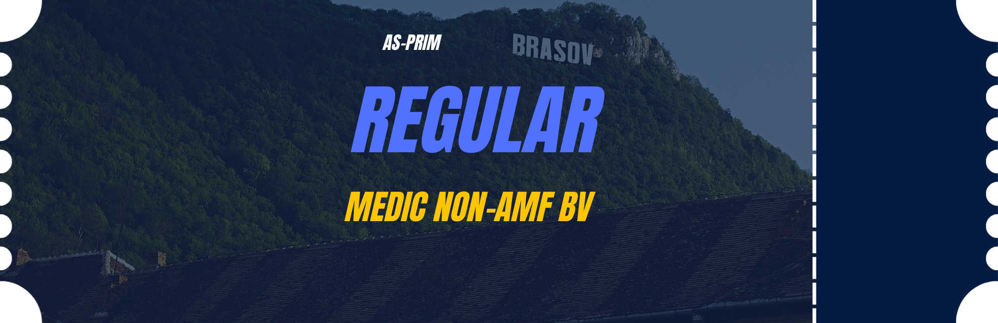 REGULAR – Medic Primar, Specialist – non-membru AMFBV/SNMF